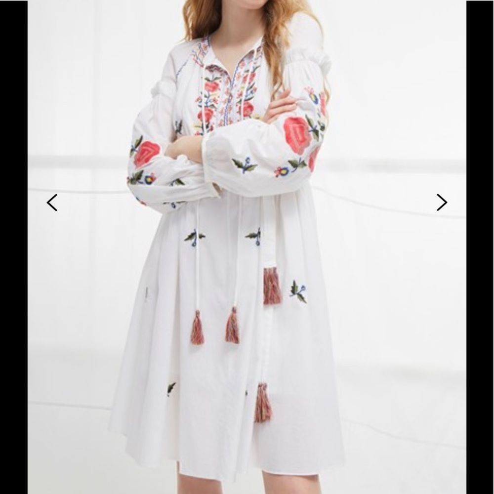 EDESSA COTTON FOLK DRESS - Picture 3 of 7
